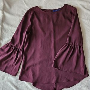 Apt. 9, Small, Burgundy Blouse